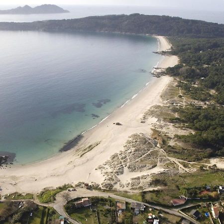 Cabana Rustica En Plena Naturaleza En Playa De Nerga, Ria De Vigo, Hio Kültér fotó